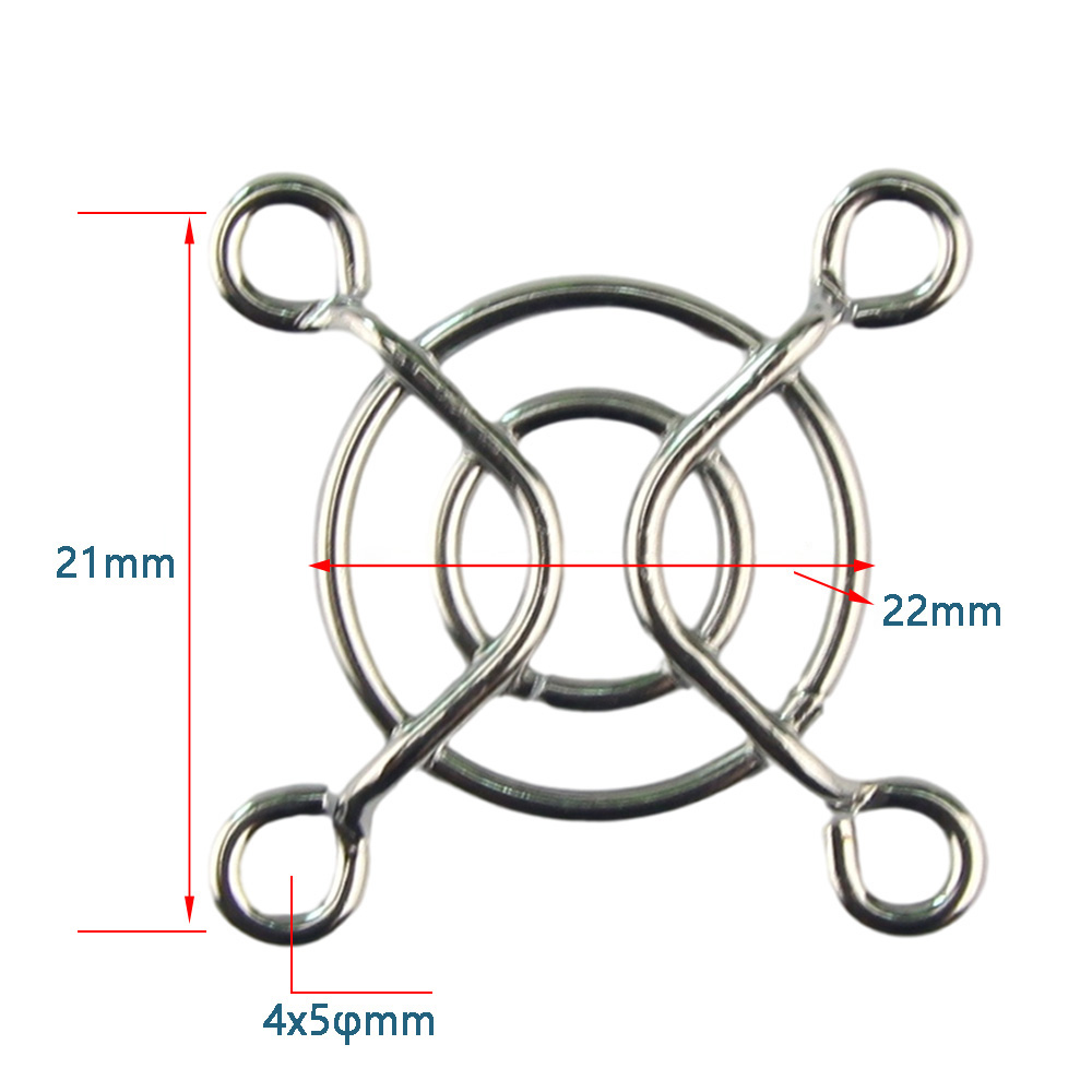 per la protezione della ventola di raffreddamento Griglia metallica Copertura del computer Griglia della ventola 30mm 40mm 50mm 60mm 70mm 80mm 90mm 120mm: verde