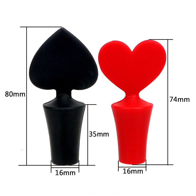 Bouchon de bouteille de Poker en Silicone, couverture de boisson, de bière, de Coke, de Soda, sans fuite, fermeture de Champagne, économiseur frais, accessoire de Bar de cuisine