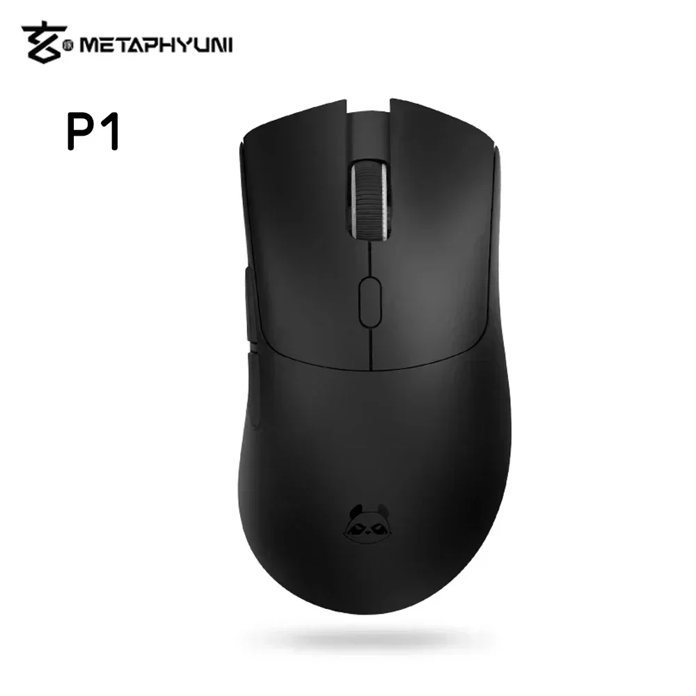 Metapanda P1 PRO MAX Wireless Gaming Mouse PAW3395 Sensor 26000 DPI 2.4G Wireless Bluetooth Wired 3-Mode Mouse E-sports: PURPLE