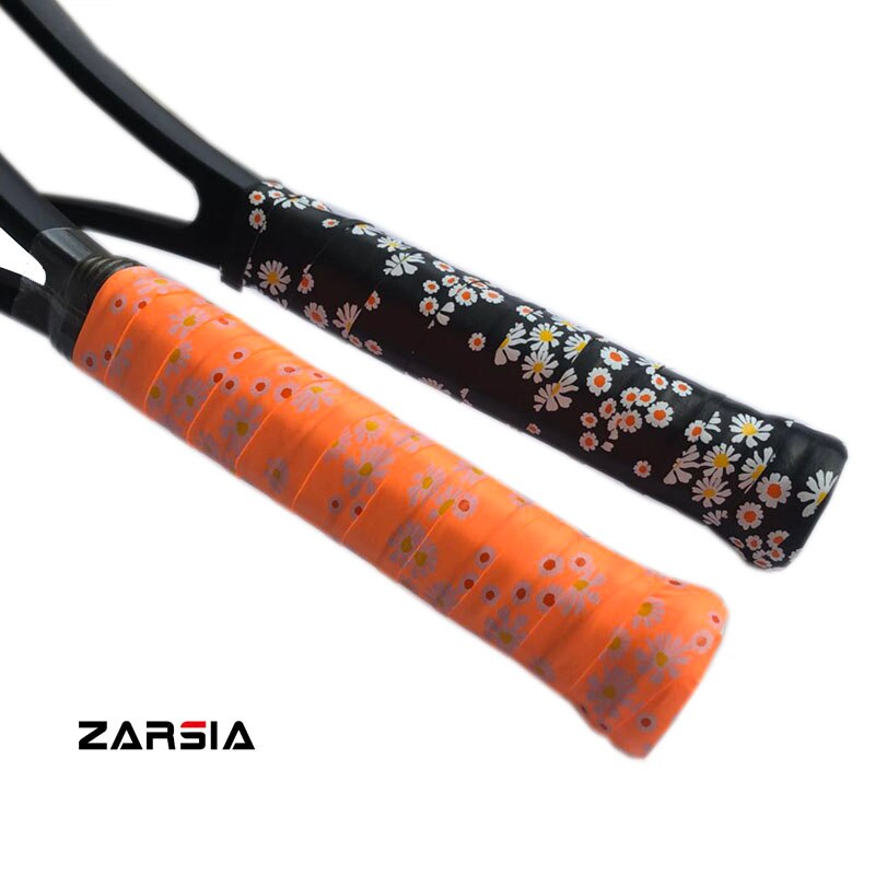 8pcs ZARSIA Perfume Tennis Overgrips super tacky tennis rackets grip printing daisy badminton overgrips