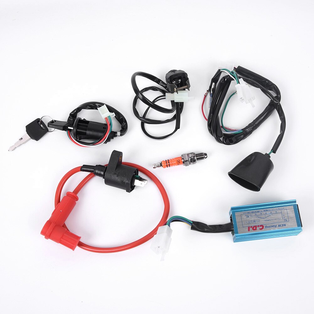 Connector Switch Coil CDI B63694 Wiring For Pit Dirt Bike Motorcycle ATV Loom Useful