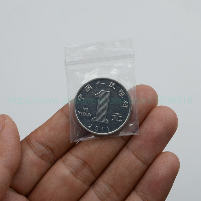 200pcs Thick Transparent Small Zip lock Plastic Bags Baggies Ziplock Zip Zipped Lock Reclosable Clear Small Ziplock Bags