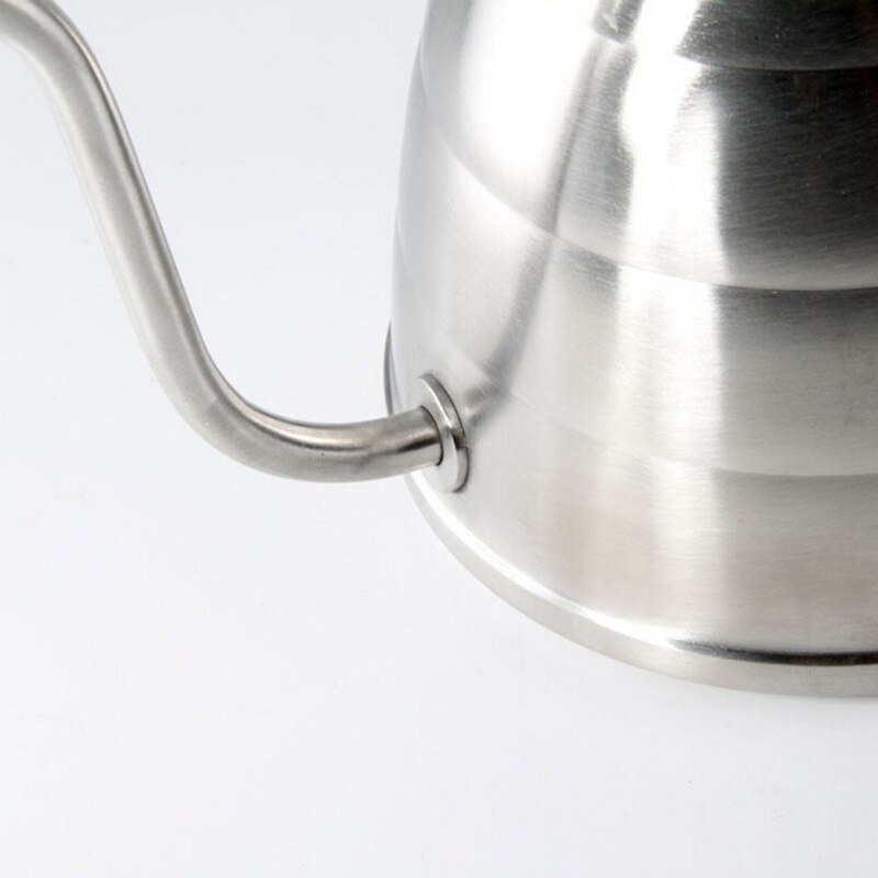 900ML Big Capacity High Grade Coffee Kettle 304 Stainless Steel Induction Cooker Use Coffee Pot