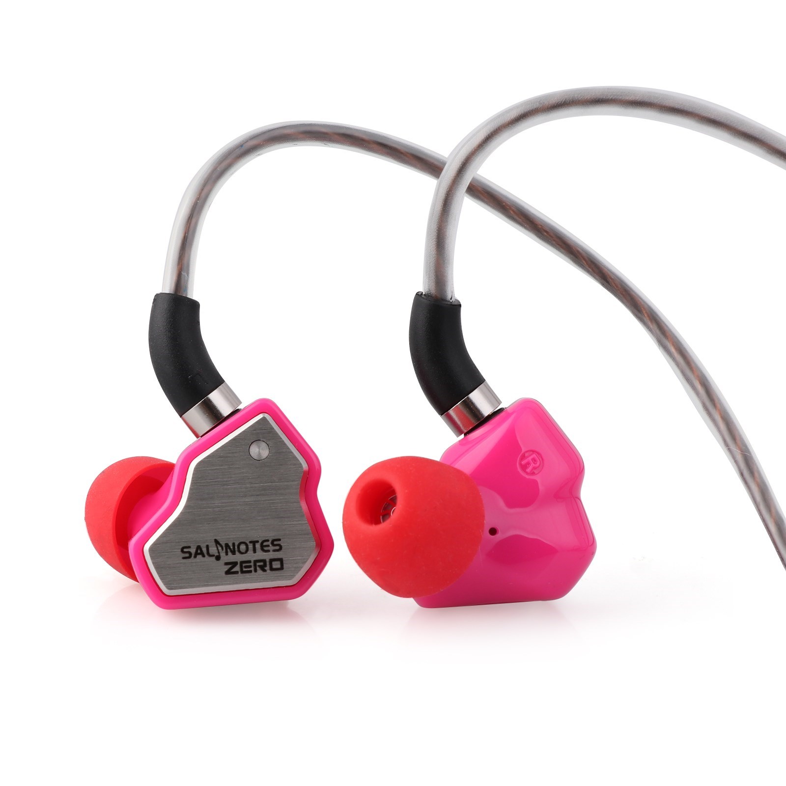 7 Hz Salnotes Zero HiFi 10 mm dynamiczny sterownik douszne słuchawki douszne IEM metalowa membrana kompozytowa magnes N52