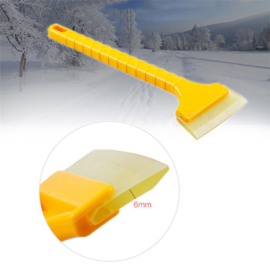 Winter Car Window Snow Shovel 1PC Multi-Purpose Car Windscreen Ice Snow Scrapper Squeegee Soft Handle 1126#30