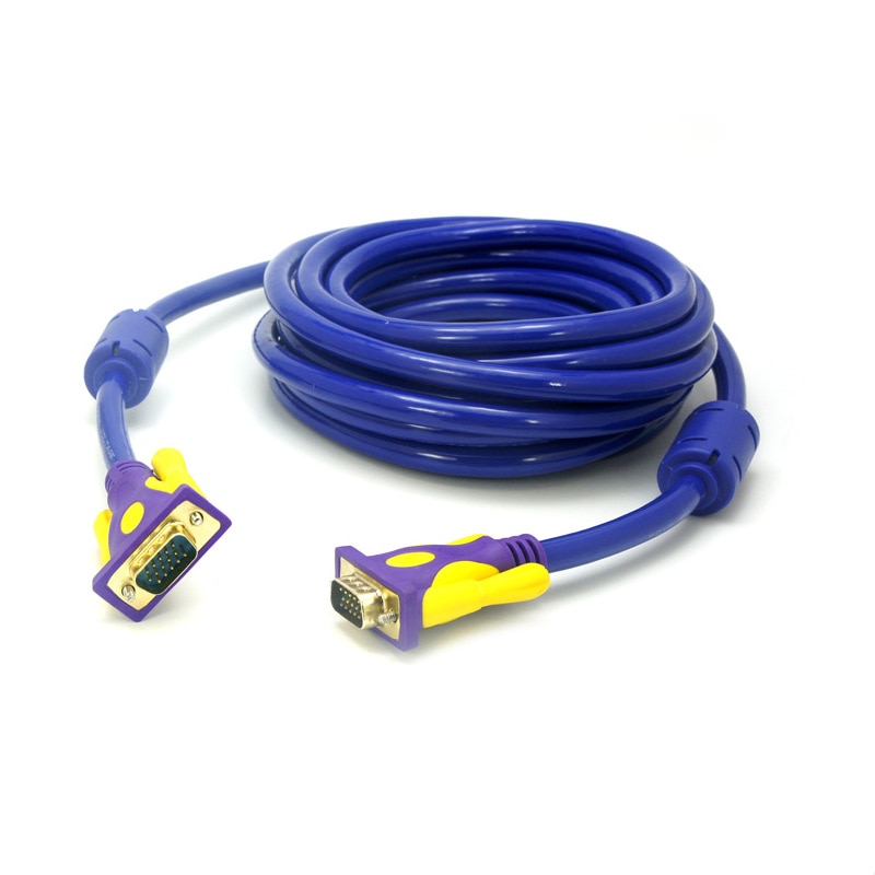 VGA Cable 3+9 High Resolution 1920X1080P Standard 15pins To 15 Pins VGA Male To VGA Male Extender Cable 1.5M 3M 5M 15M 20M