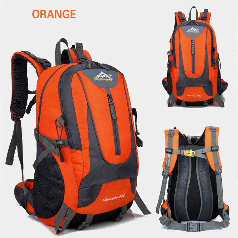 45L Rucksack Hiking Backpacks Mountain Backpack Waterproof Tear resistance Backpack Multi-function Camping Vocation Climbing: Yellow Color