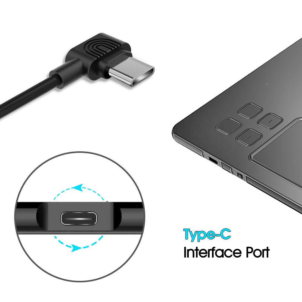 VEIKK – câble USB type-c Compatible avec tablette graphique A30 A50 A15 A15pro