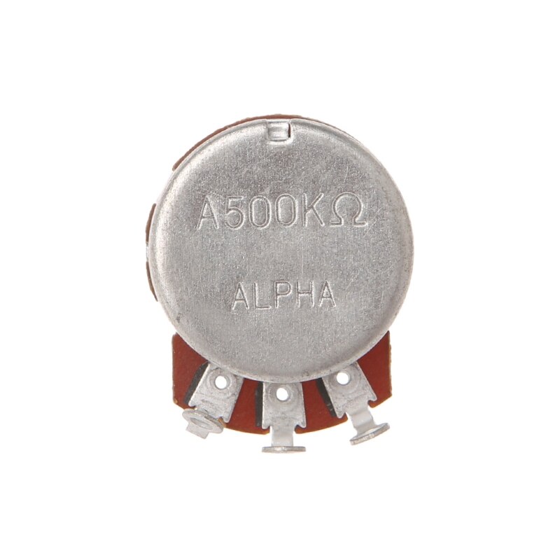 A500K Potentiometer Splined Pot Electric Guitar Bass Effect Amp Tone Volume Shaft15mm Parts Diameter24mm H58D