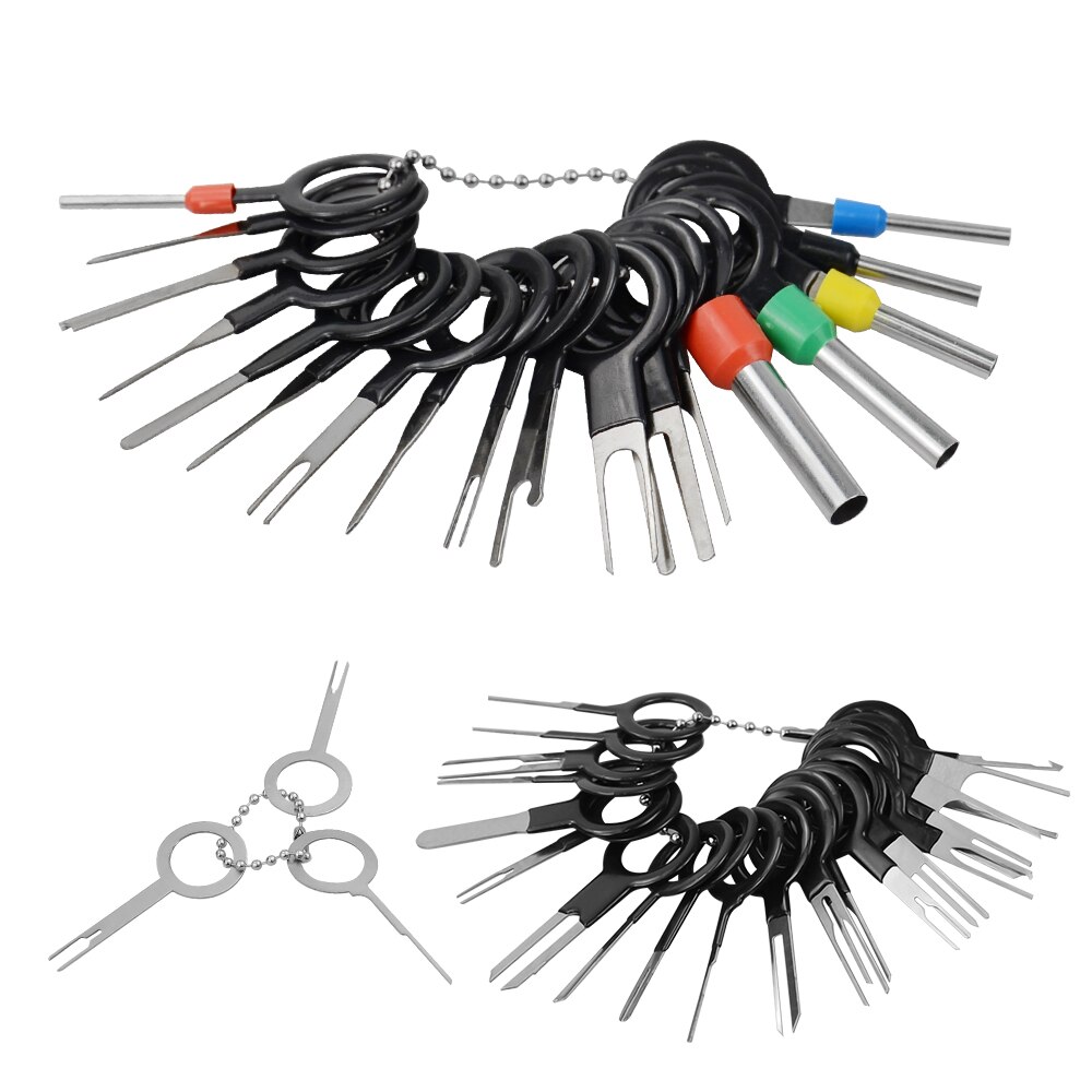 41 Pcs Automotive Plug Terminal Verwijder Tool Set Key Pin Auto Elektrische Draad Crimp Connector Extractor Kit Accessoires