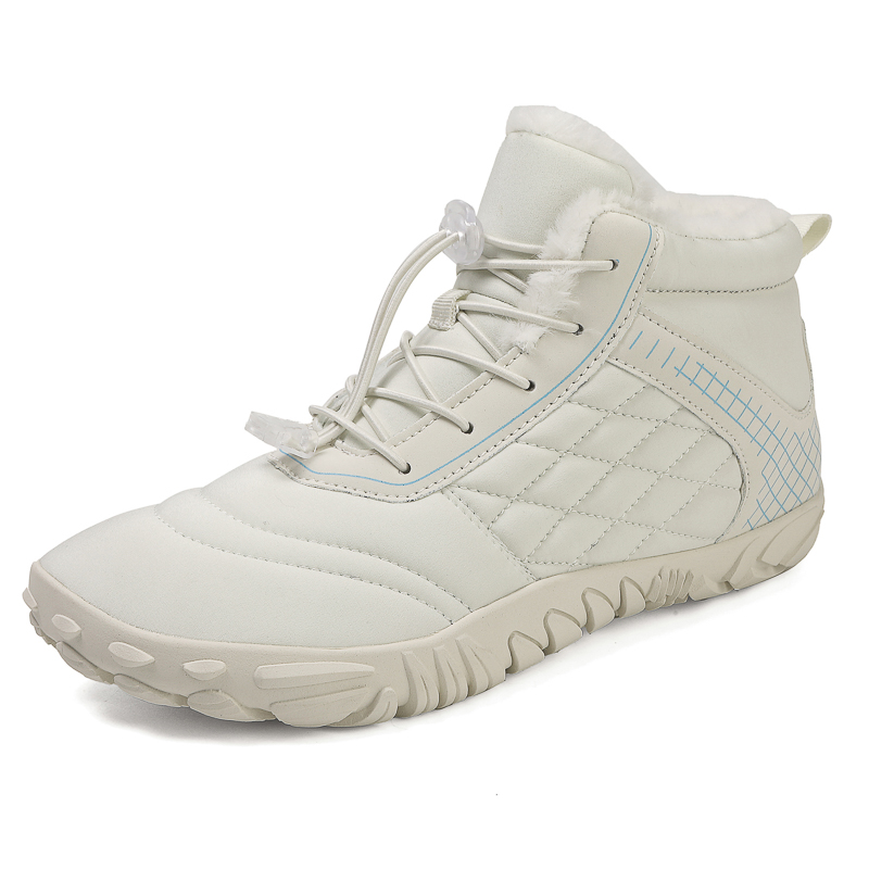 Herre- og dame vinterstøvler med barfodet greb, slip-on varme zero-snestøvler, brede ankelstøvler med tå, minimalistiske vandtætte