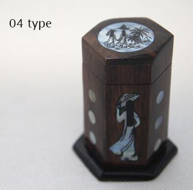 Soporte de caoba de escritorio para palillos de dientes, caja de almacenamiento de bastoncillos de algodón y madera, contenedor de palillos de dientes, Vietnam: 04