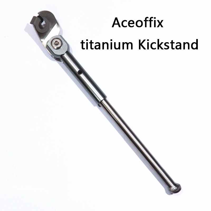 Aceoffix 88g 235mm ultralight titanium BMX Bicycle Parking Rack Kickstand Lightweight for Brompton Bike