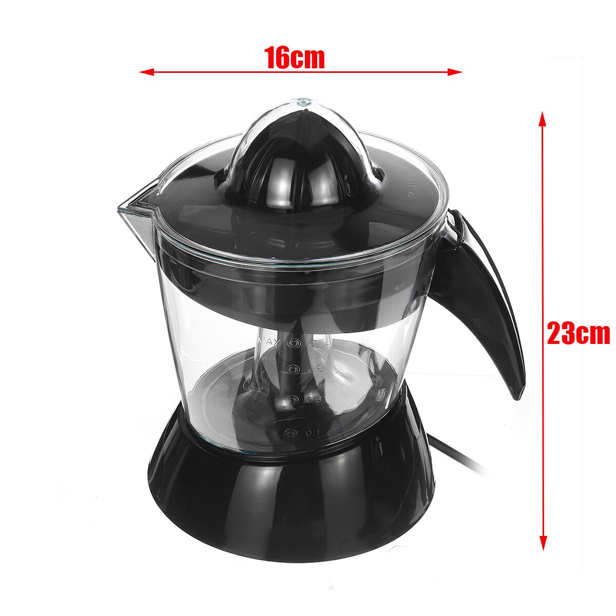 220V 700ml Electric Citrus Juicer Fruit Press Machine Orange Lemon Grapefruit Squeezer Scale Marking Home Juice Extractor