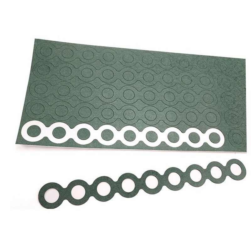 1 sheet Barley Paper 18650 Lithium Li-ion Battery Insulation Gasket Hollow Solid Adhesive Packs Insulating Glue Pads 1S 2S 3S 4S