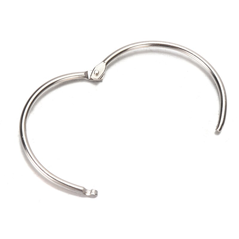 1/5Pcs Keychain Extra Large Hinged Keyring Split Ring Key Ring Keyfob 60mm 76mm Diameter Keyring Home DIY Jewelry Accessories