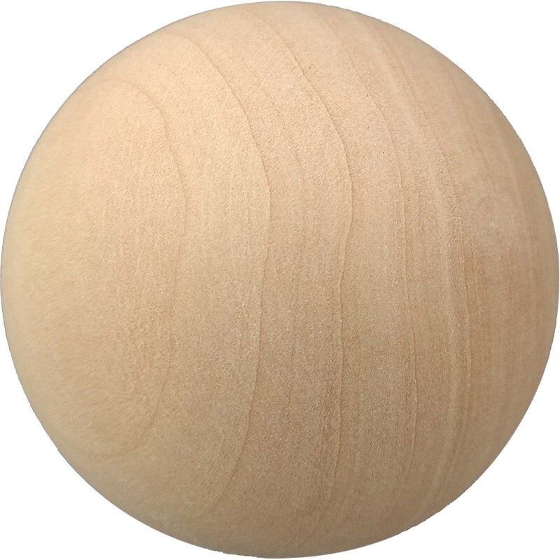 Bolas de madera Natural para manualidades, esferas de 30mm a 60mm de diámetro, suministros redondos para carpintería, 1 BOLA DE MADERA