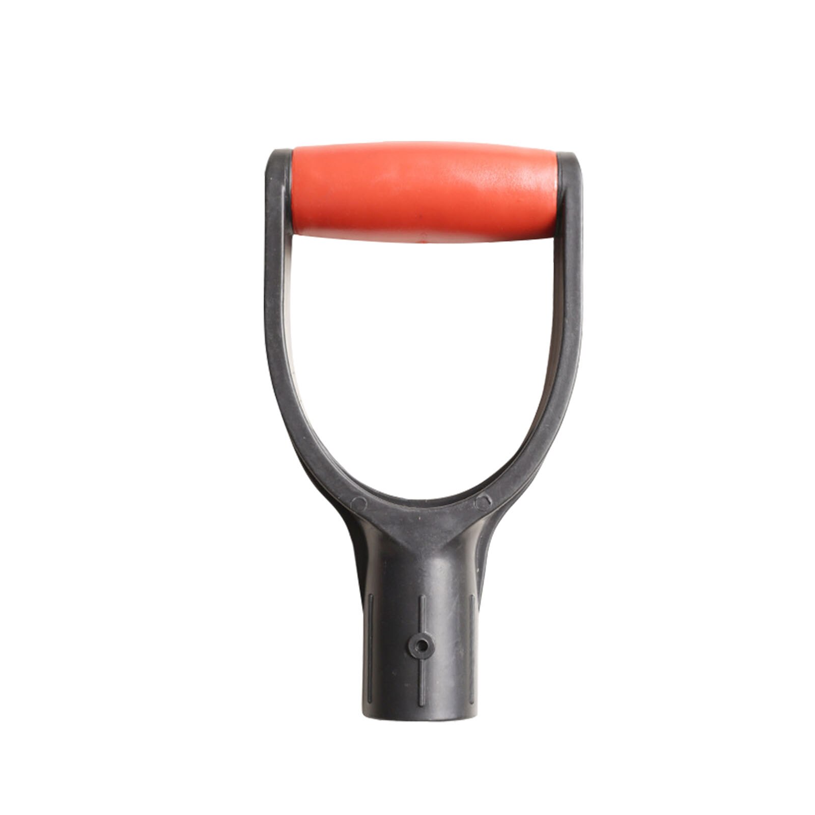 Heyiarbeit 2 stks Schop D Grip Handvat, 1-1/5 Binnendiameter PVC D-vormige Grip Schop Handvat Vervanging voor Graven Harken Tuingereedschap Sneeuw en Verwijdering Tuingereedschap Zwart