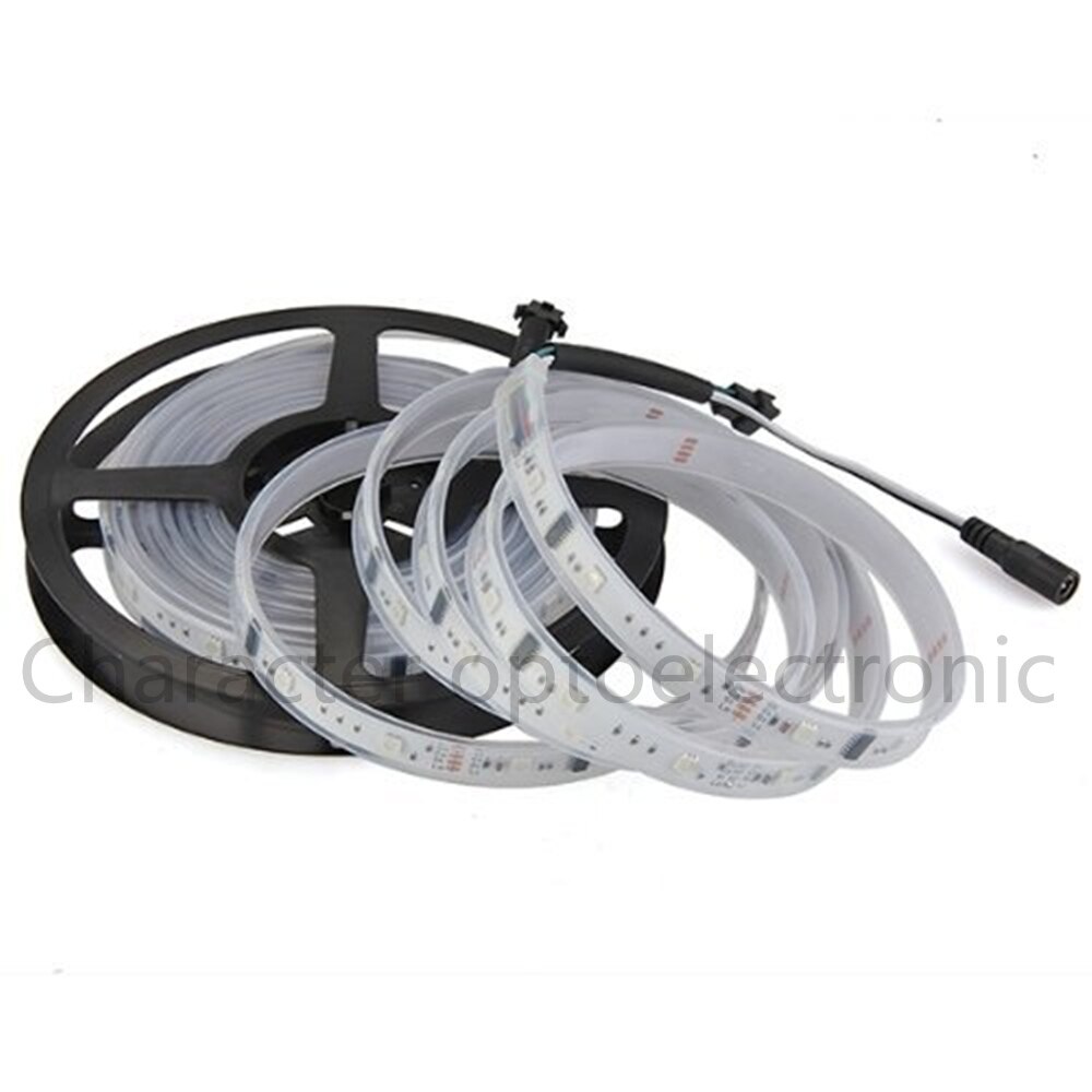 DC12V 6803 IC Digital RGB Led Strip 5050,30LED/m 5m 150LED Dream magic color 5050 RGB LED Strip Light IP30/IP67 Waterproof