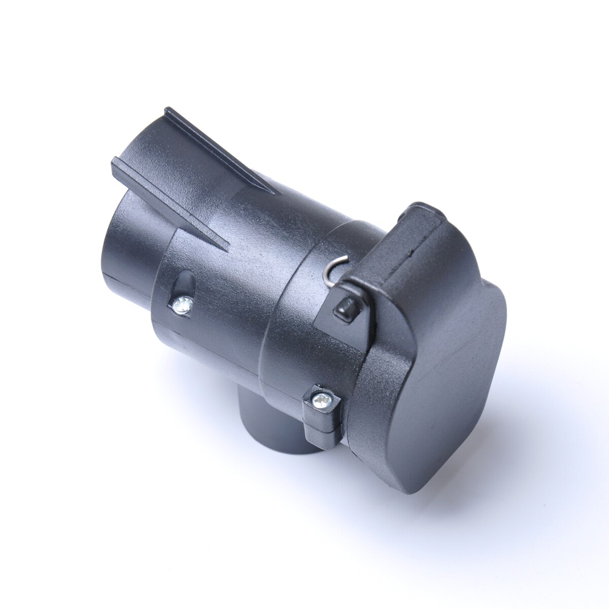 Durable 13 To 7 Pin Adapter Connector Pin Socket Trailer 12V Towbar Towing Caravan Truck Electrical Converter (EU Plug)