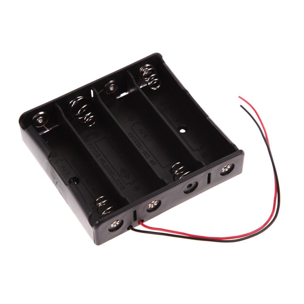 ALLOYSEED 18650 Power Bank Case 1X2X3X4X18650 Batterij Houder Opbergdoos 1 2 3 4 Slot 18650 Oplaadbare Batterijen Container