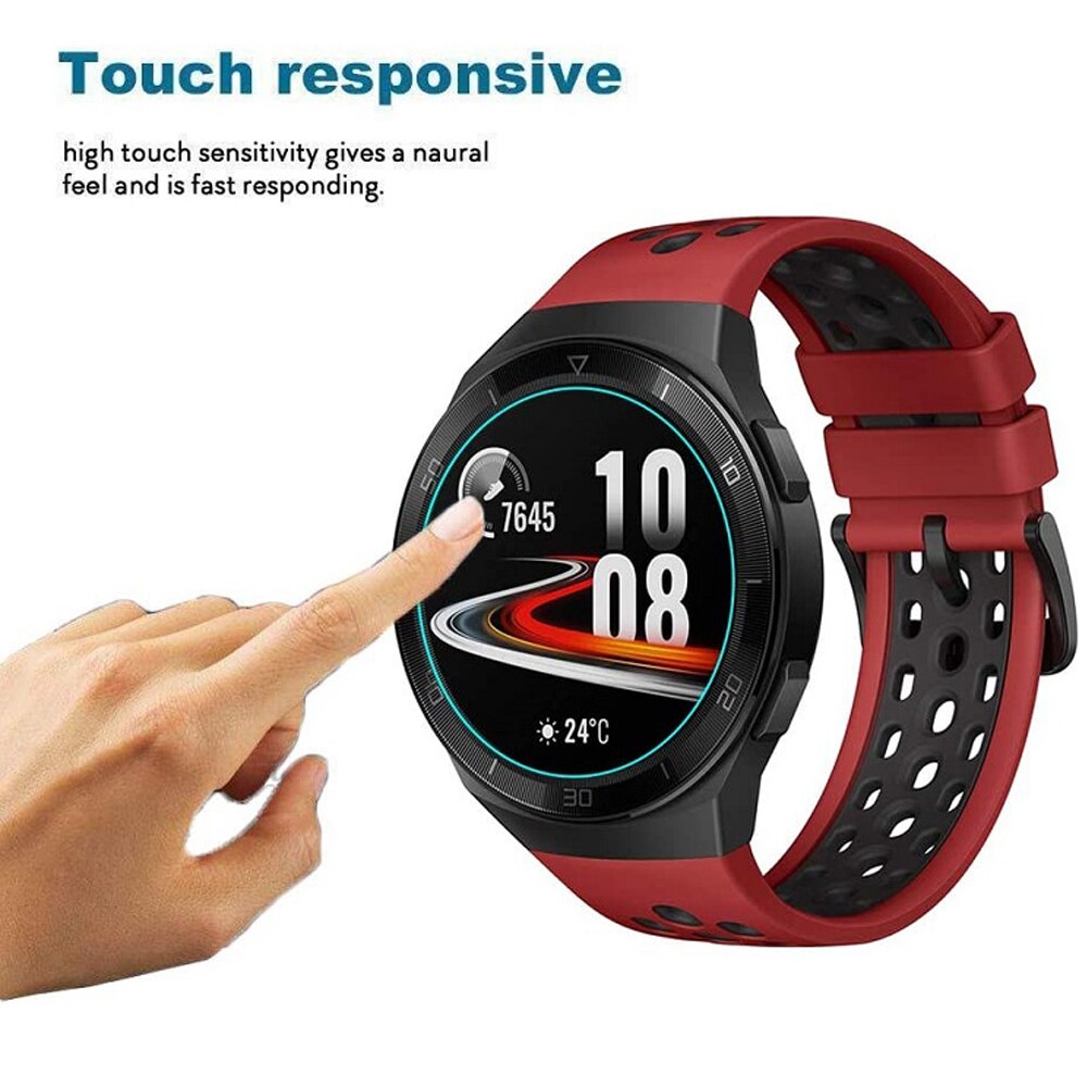 2Pc/3Pcs Hd Gehard Glas Screen Protector Film Voor Huawei Horloge Gt 2e 46Mm Gt 2e sport Smart Horloge Accessoires