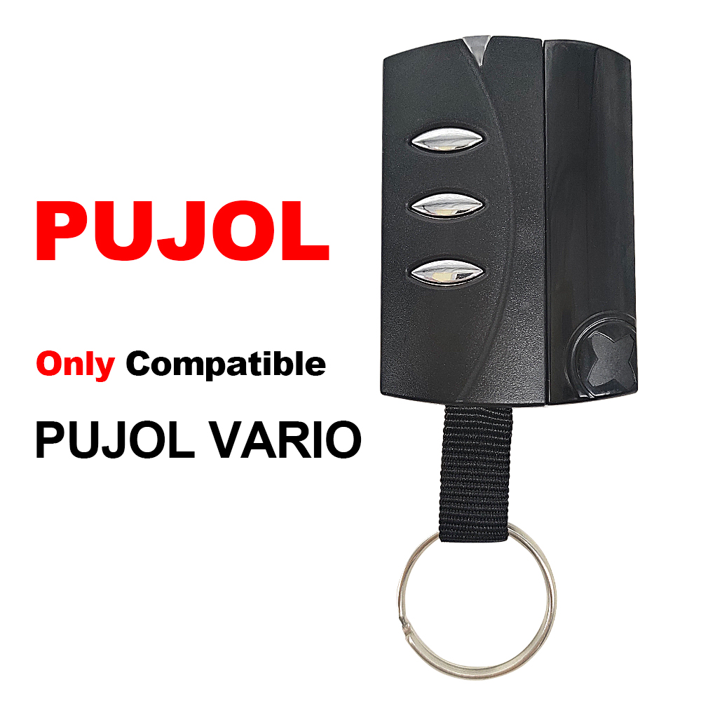 Nur PUJOL VARIO Garagen-Fernbedienung, kompatibel mit PUJOL VARIO Tor Keyfob 433,92 MHz rollen Code Absender