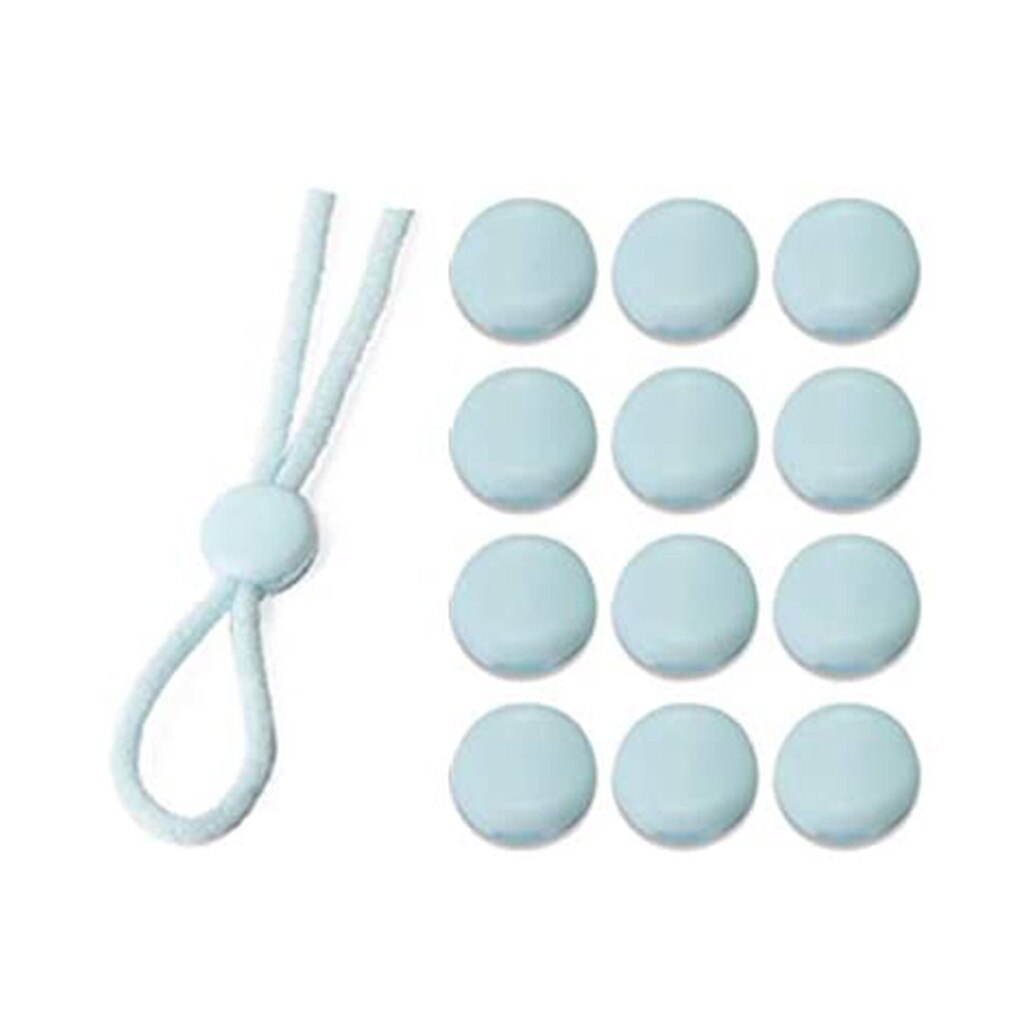 30pc Facemask Elastic Adjustment Buckle Adult Children Masker Elastic Adjustment Ear Hook Buckle Holder Accessories Buckle Maska: blue