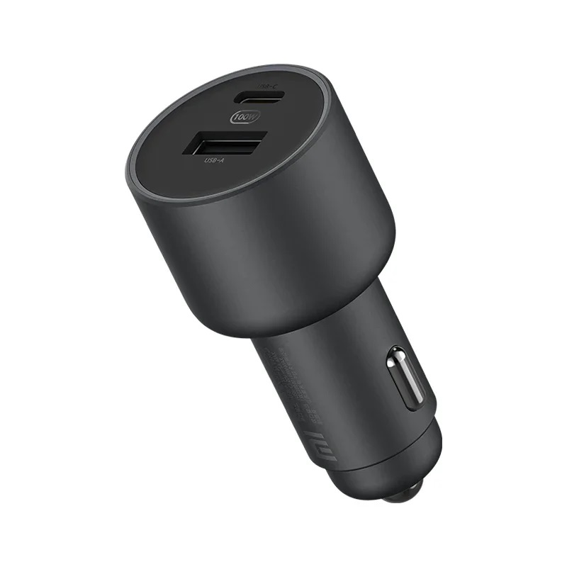 NEUE Original Xiaomi Auto Ladegerät 100W Dual USB Typ-C Ladung Drahtlose Mi Auto Ladegerät 100W USB-A USB-C Dual Ausgang LED Power