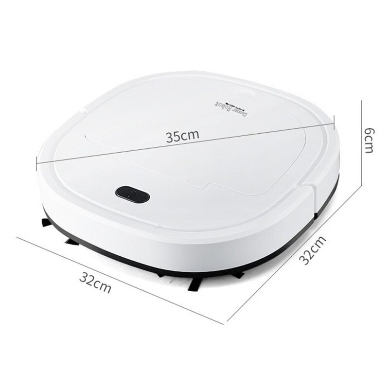 3-In-1 Automatic Vacuum Cleaner,Intelligent Sweeper with Light and Thin ,Suitable for Pet Hair,Low-Pile Carpet,Etc