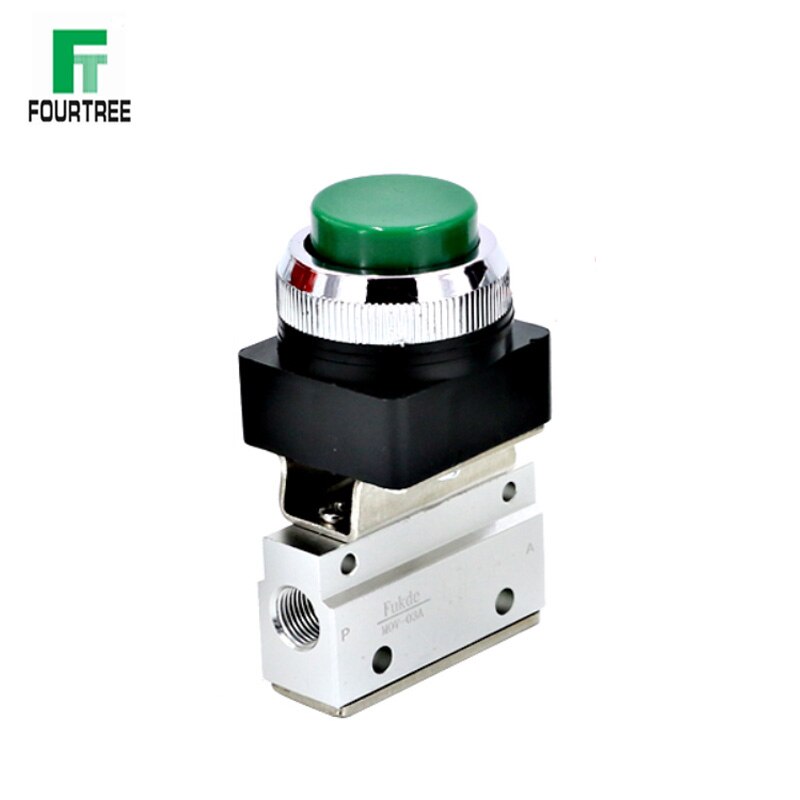 Pneumatische Mechanische Klep MOV-01 MOV-02 MOV-03 MOV-03A Handleiding Valve Air Schakelaar Regelklep Drukknop Momentary