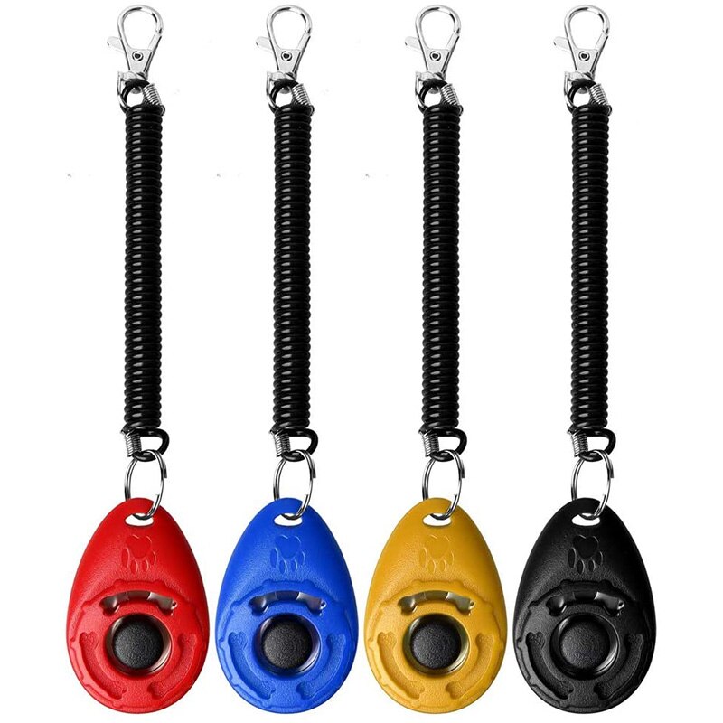 Dog Training Clicker Met Pols Straptraining Puppy Clicker Pet Training Clicker Voor Katten Puppy Vogel Paard Dier