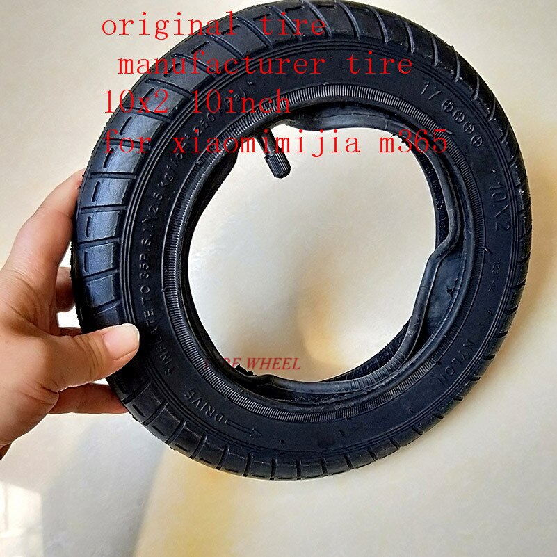 Neumático de disco de freno de disco del cubo de rueda trasera de fábrica Original para patinete eléctrico de rueda Mijia M365 de Xiaomi, 10 pulgadas, fácil de instalar