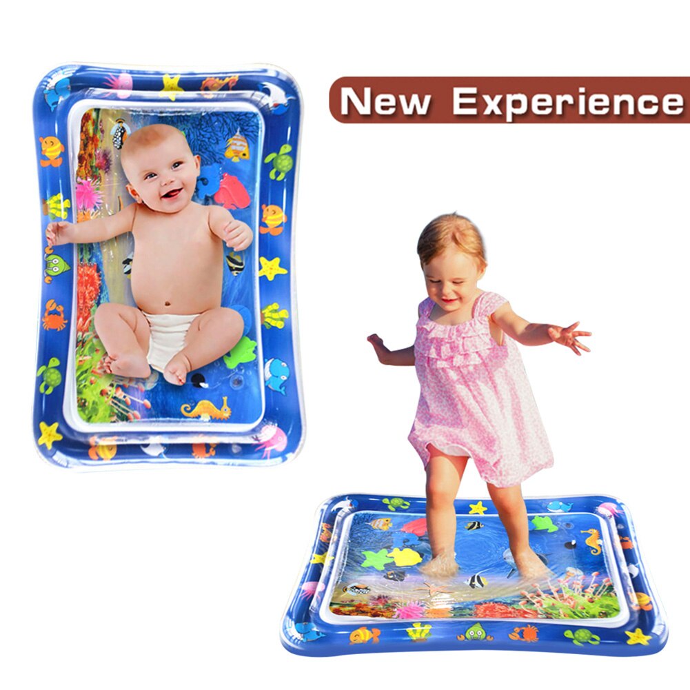 Water Filled Baby Inflatable Patted Pad Water Cushion Playmat Portable for Kids AN88