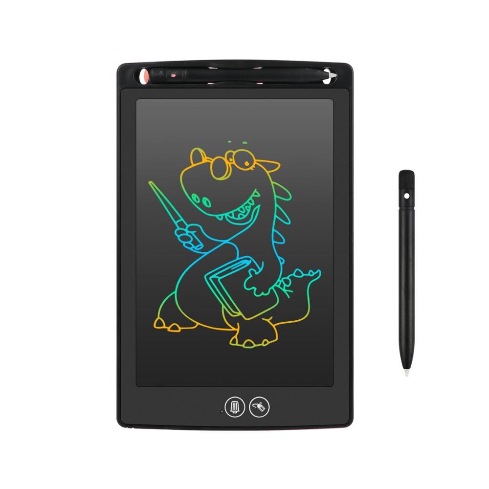 8.5inch LCD Drawing Tablet Digital Writing Graphic Tablets Electronic Handwriting Pad Partially Erasable Drawing Board: Black