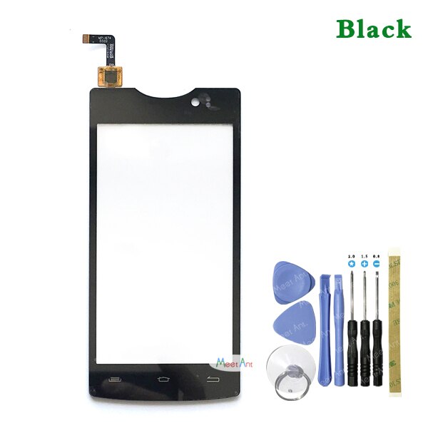 Ersatz 4,5 "Für Micromax D320 D 320 Touchscreen Digitizer Sensor Äußeren Glas Objektiv Panel: black With Tool