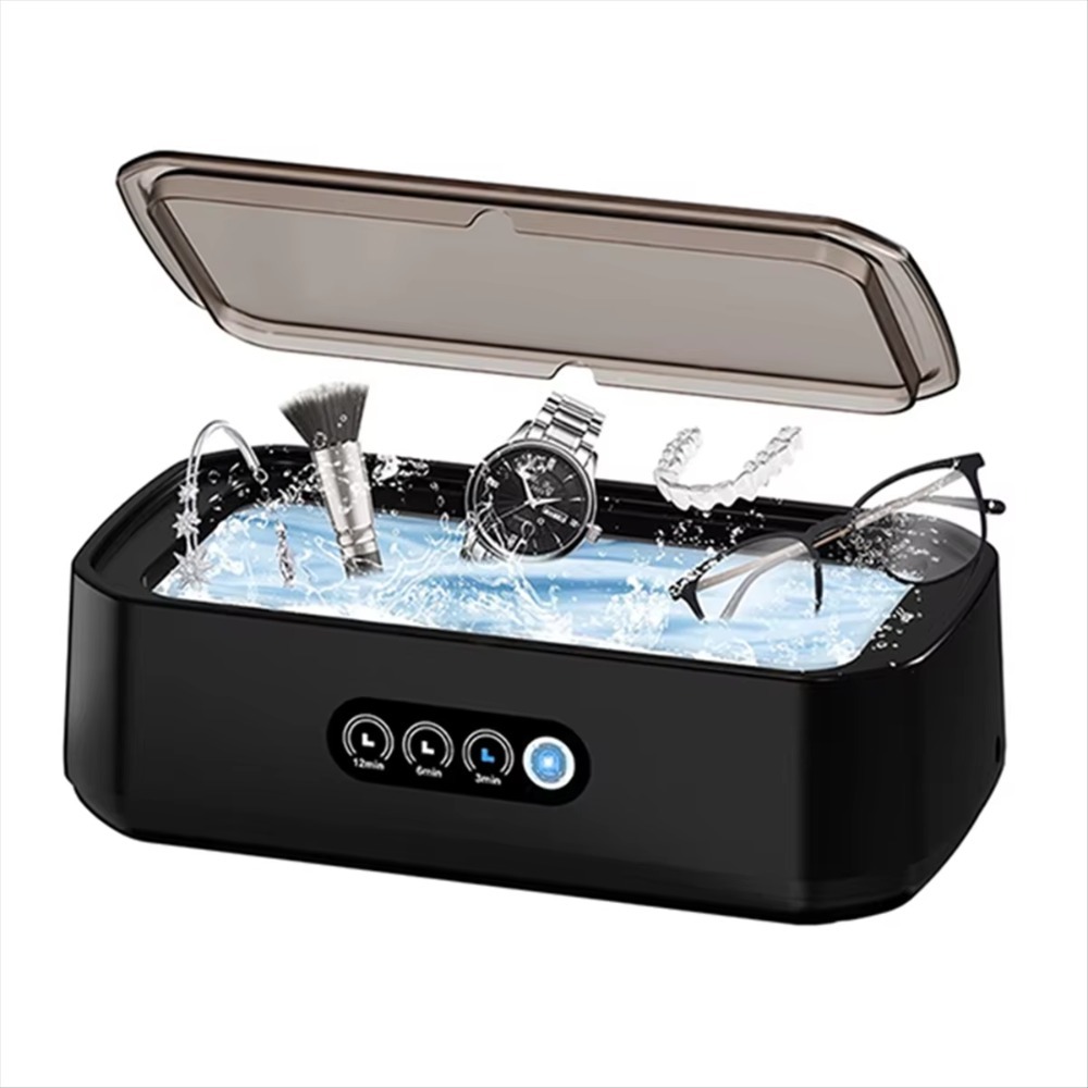 650 ml ultrasone lenzenvloeistofreinigingsmachine Hoge frequentie trillingen 3 versnellingen Ultrasone sieradenreiniger Geluidsarm Professioneel