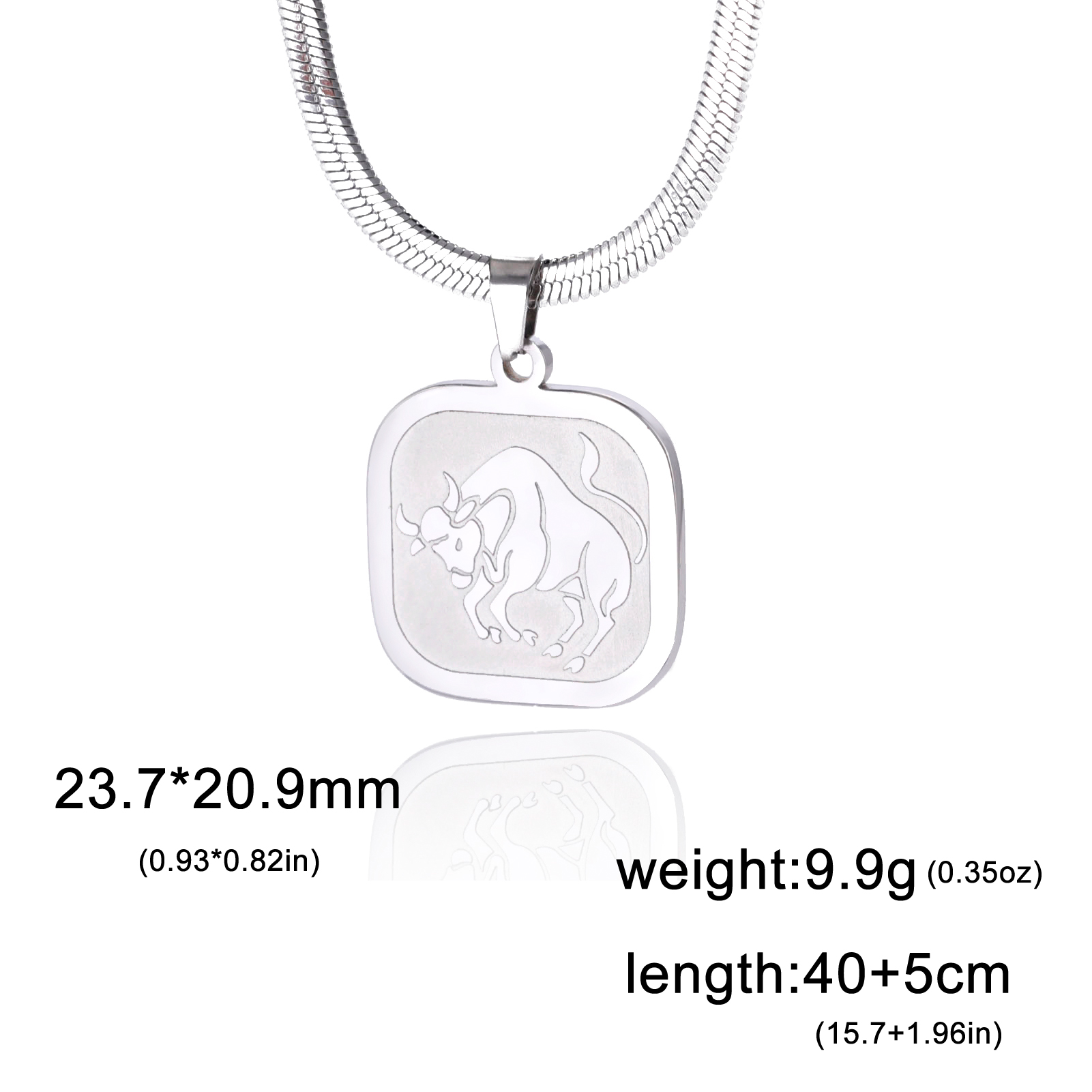 Teamer 12 Zodiac Teken Ketting Voor Vrouwen Goud Kleur 12 Constellatie Rvs Slang Ketting Kettingen Verjaardag Sieraden Cadeau: Licht Geel Goud Kleur