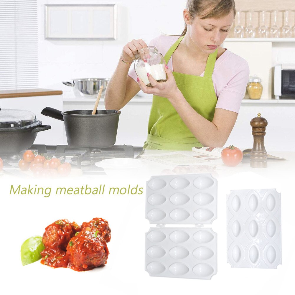 Manual Meatball Maker Meatloaf Mold Press Minced Meat Processor Cake Desserts Pie Kitchen Tools