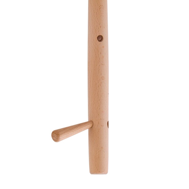 Tre kjøkken oppbevaringsstativ krus stativ treetrekkbart bambus krus stativ oppbevaring kaffe tekopp arrangør hengerholder med 6 kroker