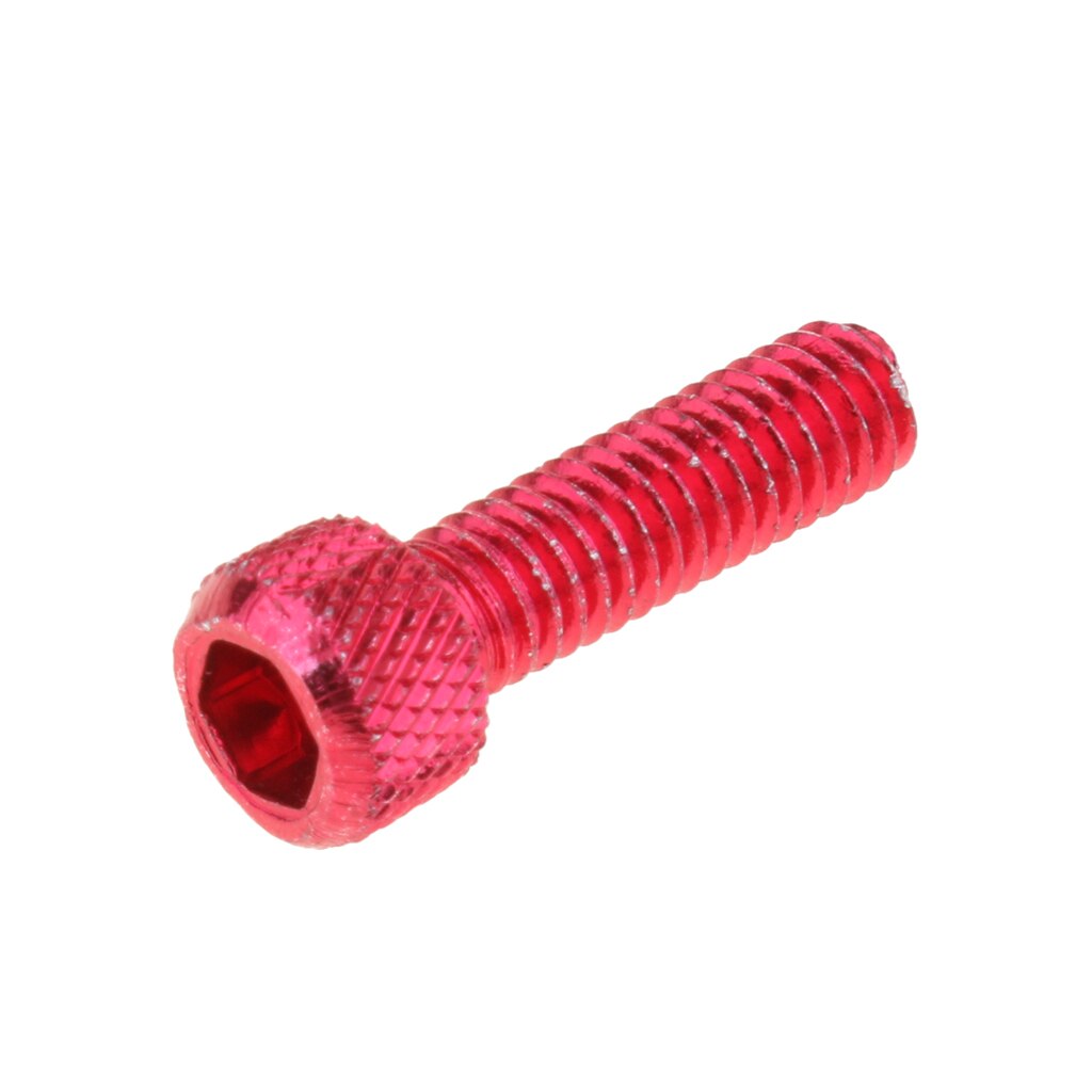 2x 10pcs M6x20mm Aluminum Hex Socket Screws Head Key Bolt Red