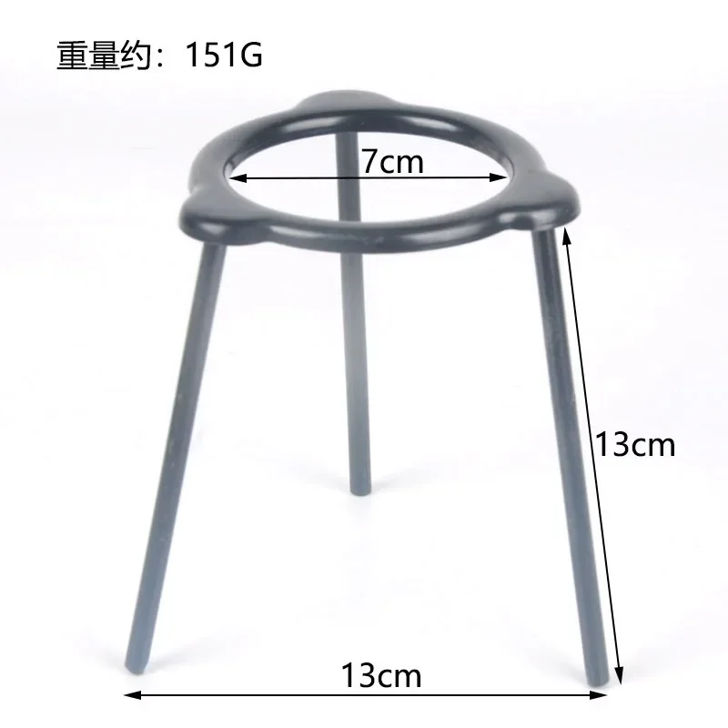 Trípode desmontable ajustable de vástago de laboratorio, soporte de lámpara de aleación de aluminio, soporte de calefacción experimental para enseñanza de calefacción