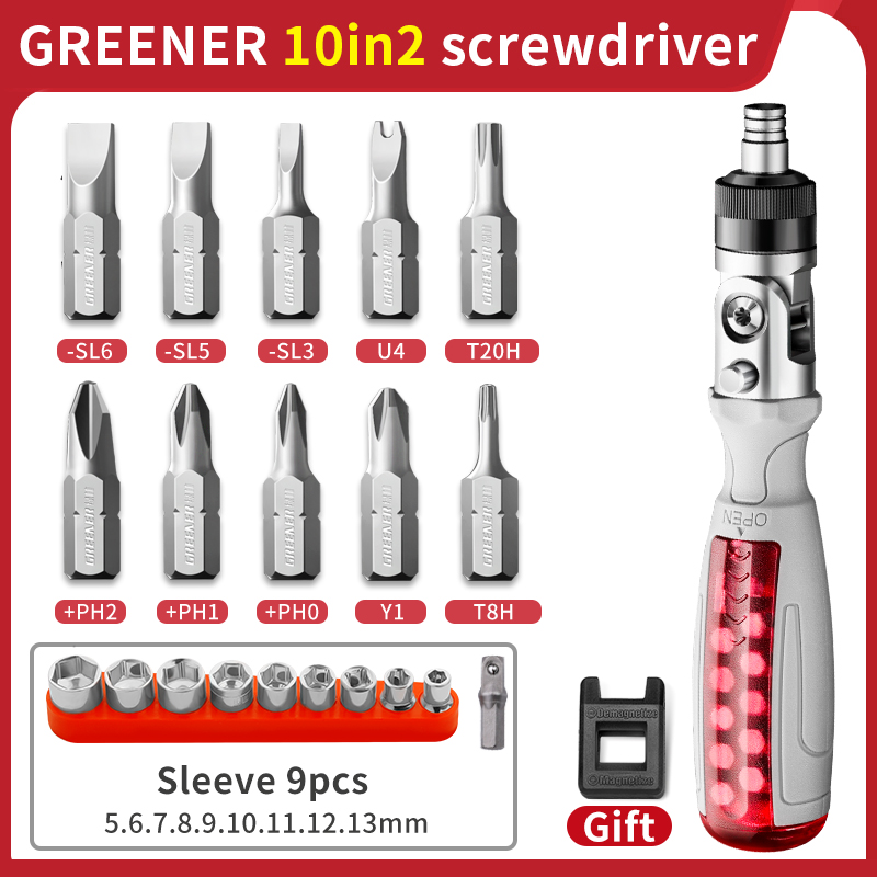 Kit de tournevis de précision pour iphone, Kit d&#39;embouts de tournevis électriques, Tri-Wing Torx pour ordinateur, réparation: 10 in 2
