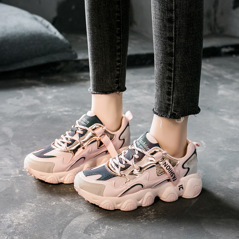 2021 Tenis Feminino damskie buty do tenisa Comfort Gym sportowe buty damskie stabilność sportowe trampki sportowe latające tkane buty z siateczki