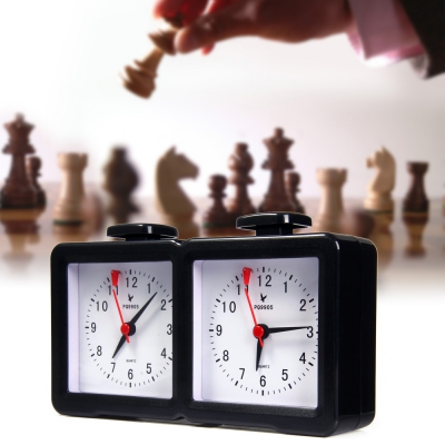 LEAP Digital Chess Clock I GO Count Up Down Chess Timer Board Game Competition Player Portable Handheld Man Piece Master