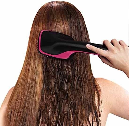 SPAZZOLA ELETTRICA ASCIUGACAPELLI PHON E LISCIANTE 2 in 1 PROFESSIONALE MNY-512