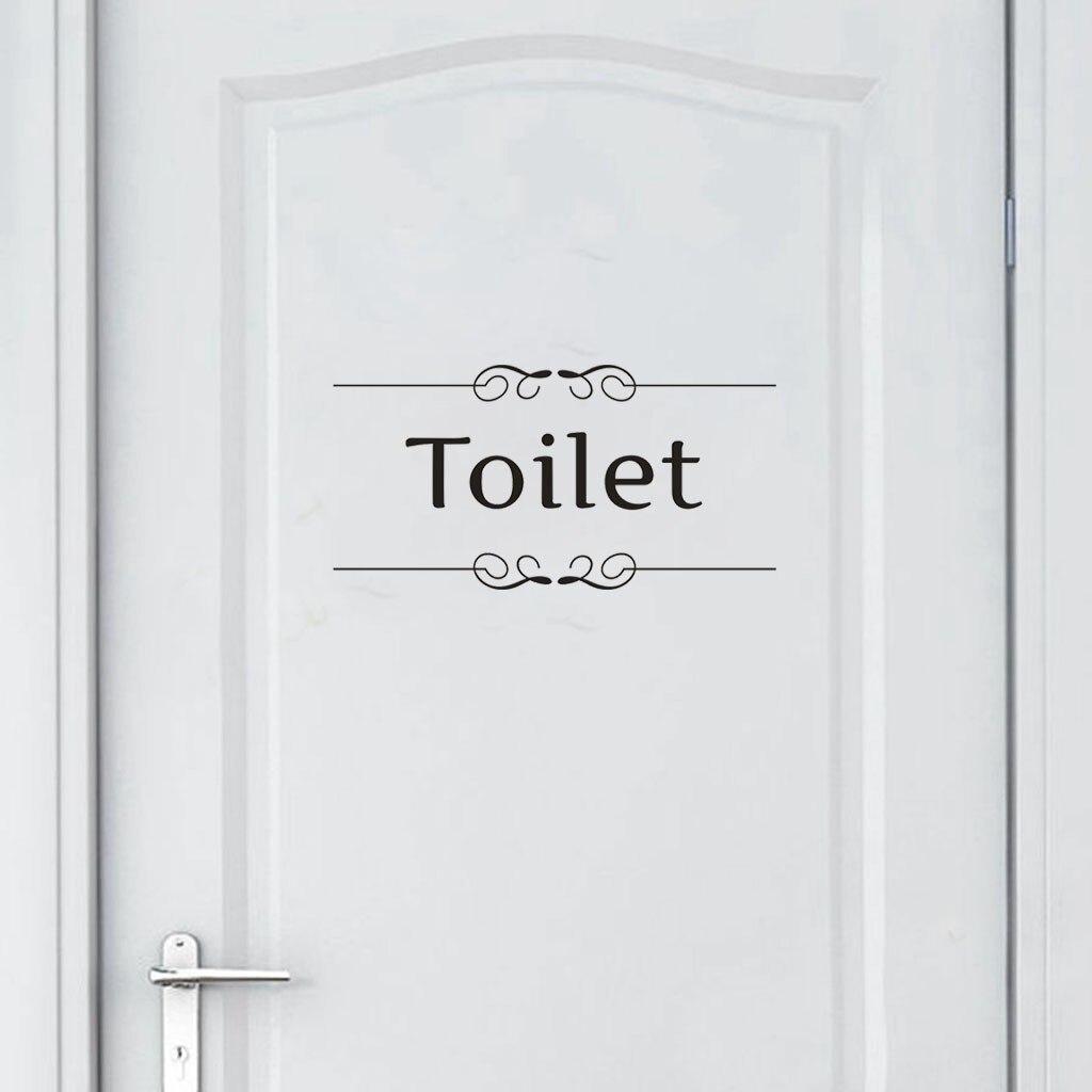 Wall Sticker Bathroom Tips Stickers Home Decor Mobile Wall Affixed With Decorative Wall Window Decoration #Y5: E