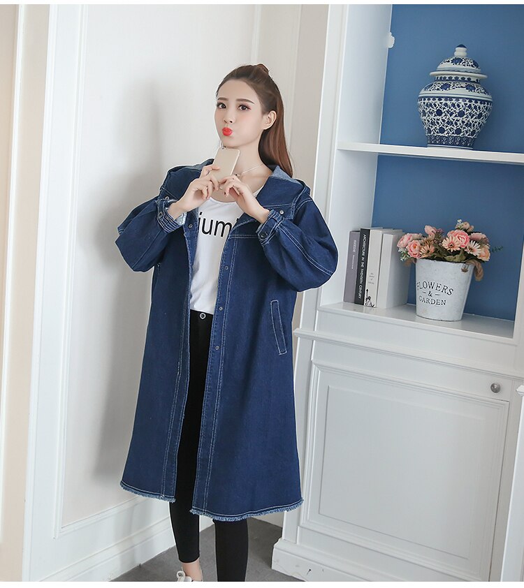 Fdfklak Casual Denim jackets for pregnant women maternity clothing woman hooded jeans coat female pregnancy jacket