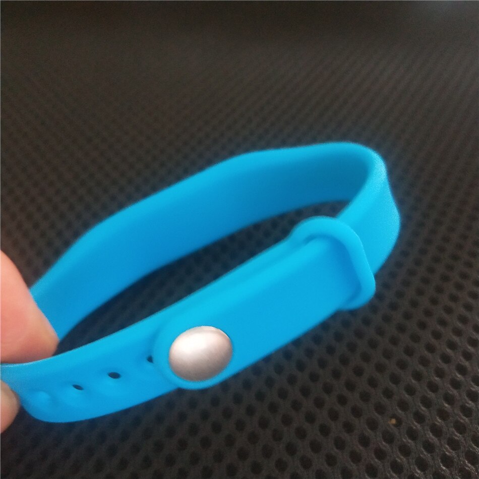 13.56MHz Rfid Adjustable Wristband Bracelet S50 IC Keyfob Tags Access Control RFID Key Token Color Random