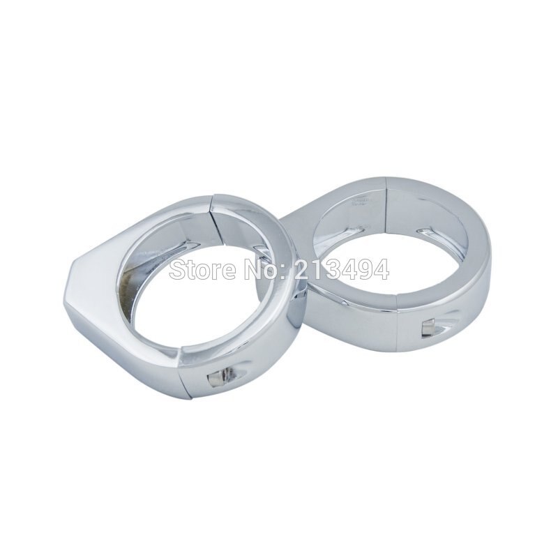 Kit de déplacement de clignotant de moto chromé 39mm, pinces de montage de fourche pour harley-davidson Dyna
